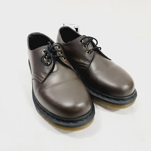 Dr. Martens 1461 Smooth Leather Oxford Shoes Dark Brown 3 Eyelet Mens 6 Womens 7 - Picture 1 of 18