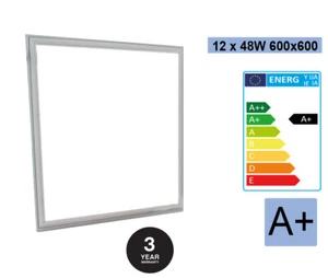 12x48W LED Panel Light Recessed Celing (Cool White 6500 K) 600 x 600 x 10mm - Picture 1 of 5