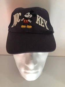 Walt Disney World Mickey Mouse Navy Blue Baseball Hat Youth - Picture 1 of 6