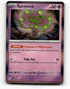 Pokemon Spiritomb Paldea Evolved 089/193 - Picture 1 of 1