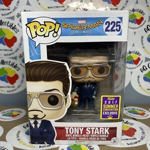 Tony Stark Funko Pop! 2017 Summer Convention Exclusive #225 Holding Helmet - Picture 1 of 11