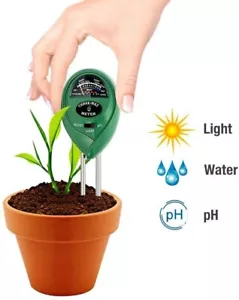 3-in-1 Soil Tester Moisture Meter, Light and PH acidity Tester, Plant Tester - Picture 1 of 5