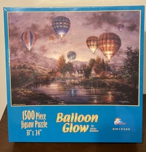NEW Sealed Puzzle SunsOut “Balloon Glow” 1500 Pc 33”x24” By Nicky Boehme - Picture 1 of 5