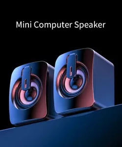 Brand New HiFi Stereo USB Speaker with LED Lights - Picture 1 of 6