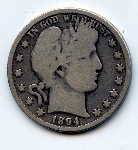 1894-p Barber half (SEE PROMO) Cover