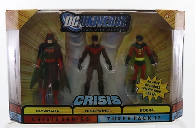 DC Comics Universe Infinite Crisis Heroes Nightwing Batwoman Robin 3Pack Batman - Image 1 of 4