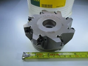 NEW 4" WALTER F4048.B32.100.Z08.10 100MM FACE MILL MILLING CARBIDE INSERT TOOL - Picture 1 of 8
