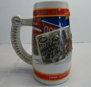 STEIN Beer Mug 1999 Budweiser Clydesdales Horse Century of Tradition 1900-1999 - Picture 1 of 7