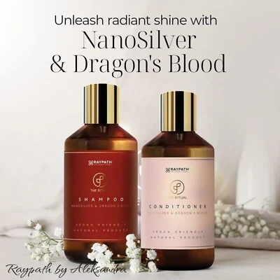 Raypath     Nanosilver & Dragon's Blood Shampoo 300 ml & Conditioner 300ml - Image 1 of 4
