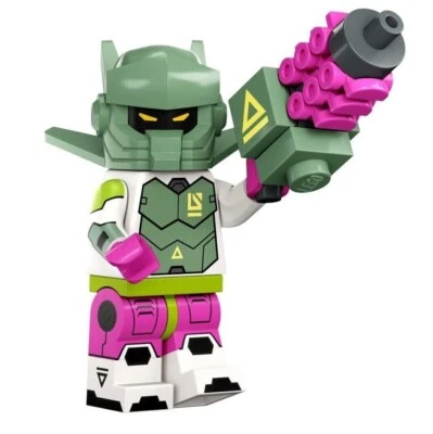 Lego Series 24 Minifiguras Colecionáveis 71037 - Robô Guerreiro com Blaster (SELADO) - Imagem 1 de 2