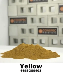 Pavimentadoras de lechada de mortero de cemento tinte pigmento color concreto amarillo de 5 libras #115SGS5403 - Imagen 1 de 7