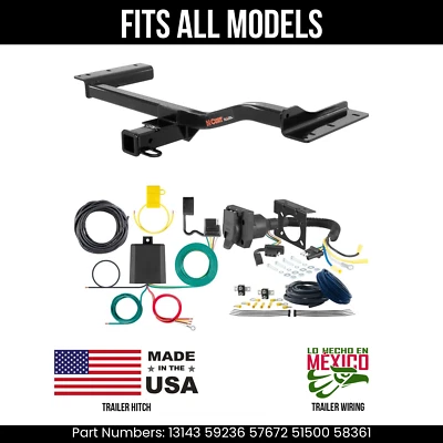 Kit de arnés de cableado de 7 pines para enganche de remolque Lexus RX350 13-15 se adapta a todos los modelos Curt Foto 1 de 4