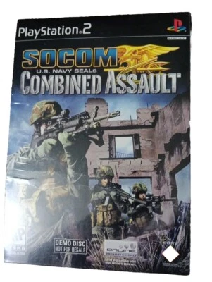 SOCOM: U.S. Navy SEALs -Combined Assault (Sony PlayStation 2/PS2) DEMO DISC/NEW - Image 1 of 2