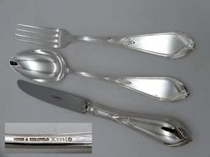 Koch und Bergfeld "Bremer Lily" Table Cutlery for 1 Person 925 Sterling Silver - Picture 1 of 4