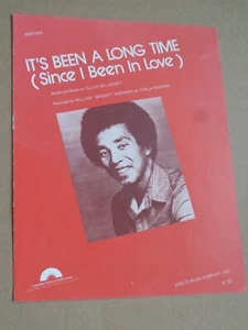 Smokey Robinson - It's Been A Long Time (Since I Been Gone) US sheet music - Picture 1 of 1