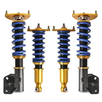 4PCS Front+Rear Coilover Suspension Struts Assembly For 2008-2013 Subaru Impreza - Image 1 of 4