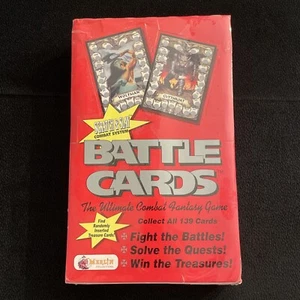 Vintage 1993 Merlin Collection Scratch And Slay Battle Cards Sealed Box 36 Packs - Bild 1 von 5