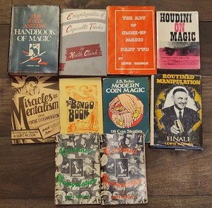 Lote de 10 libros de magia - títulos surtidos Ganson - Bobo - Keith Clark etc - Imagen 1 de 11