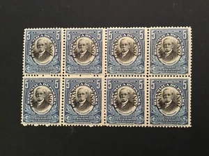 ICOLLECTZONE US Canal Zone 33 Block of Eight VF NH - Picture 1 of 2