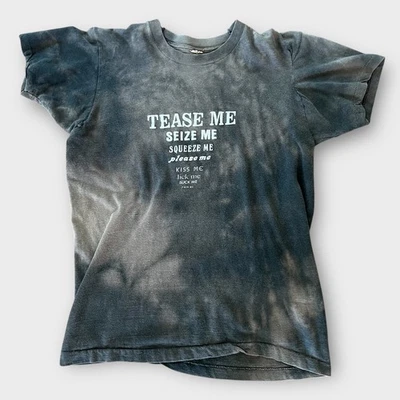 1980-е «Tease Me» вульгарная озорная винтажная футболка 80-е - Изображение 1 из 4