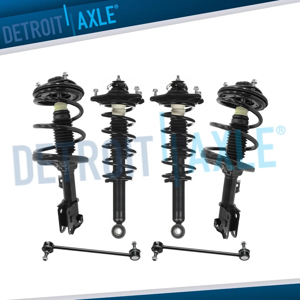 Kit de barras estabilizadoras delanteras traseras con resorte helicoidal para Mitsubishi Eclipse 2006-2012 Foto 1 de 4