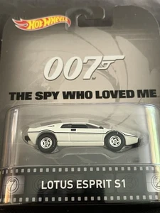 Hot Wheels Retro Entertainment 007 The Spy Who Loved Me Lotus Esprit S1 NEW - Picture 1 of 7
