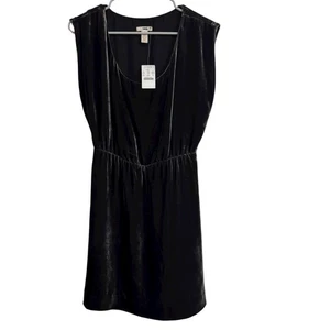 Vestido J Crew Gris Velutto Cambio Terciopelo Talla XS Pequeño Mezcla de Seda Fiesta de Vacaciones - Imagen 1 de 4