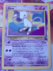 Mew - 8 - Pokemon Wizards of the Coast Black Star Promo Card NM (x1) - Bild 1 von 3