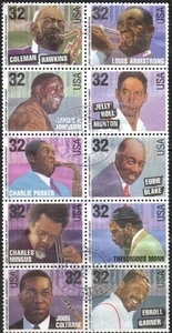 US Scott #2992a  Vertical block  of 10, used - Picture 1 of 1