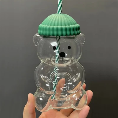 Bearista Bear 2025 tarro de vidrio vaso de taza fría nuevo edición limitada Foto 1 de 4