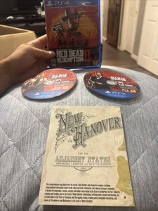 Red Dead Redemption 2, PS4 komplett mit Karte! One Game Holder Off On Case! - Bild 1 von 6
