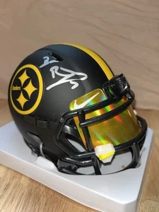 Ben Roethlisberger Signed Pittsburgh Steelers Eclipse NIKE Mini Helmet Fanatics  - Picture 1 of 9
