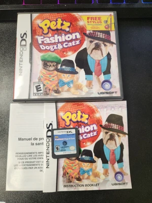 Petz Fashion: Dogz & Catz (Nintendo DS, 2009) W/Manual Tested - Image 1 of 2