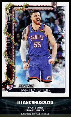 Isaiah Hartenstein 2025-26 Topps праздник Оклахома-Сити гром #120 - Изображение 1 из 2
