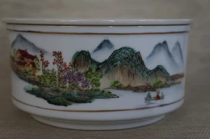 Vase China Porzellan Porzellanvase Asien Porzellandose antik alt - Bild 1 von 5