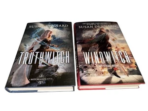 Truthwitch & Windwitch 1st Ed. HC/DJ Book Lot BOTH SIGNED by Susan Dennard YA - Picture 1 of 15