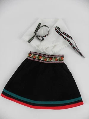 American Girl Kirsten's Black Skirt, White Shawl & Matching Hair Ties - Image 1 of 4
