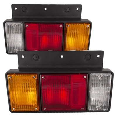 Left Driver Right Passenger Tail Light Set Fits 1987-2006 Isuzu NPR FRR FSR NRR - Image 1 of 4
