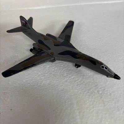 Vintage Boeing B-1B Lancer Diecast Airplane Jet - Gray  2005 Mattel Adjust Wings - Image 1 of 3