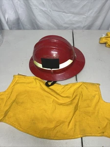 BULLARD Wildfire Wildland AZ Firefighter Full Brim Hard Hat Model 911H Red - Picture 1 of 6