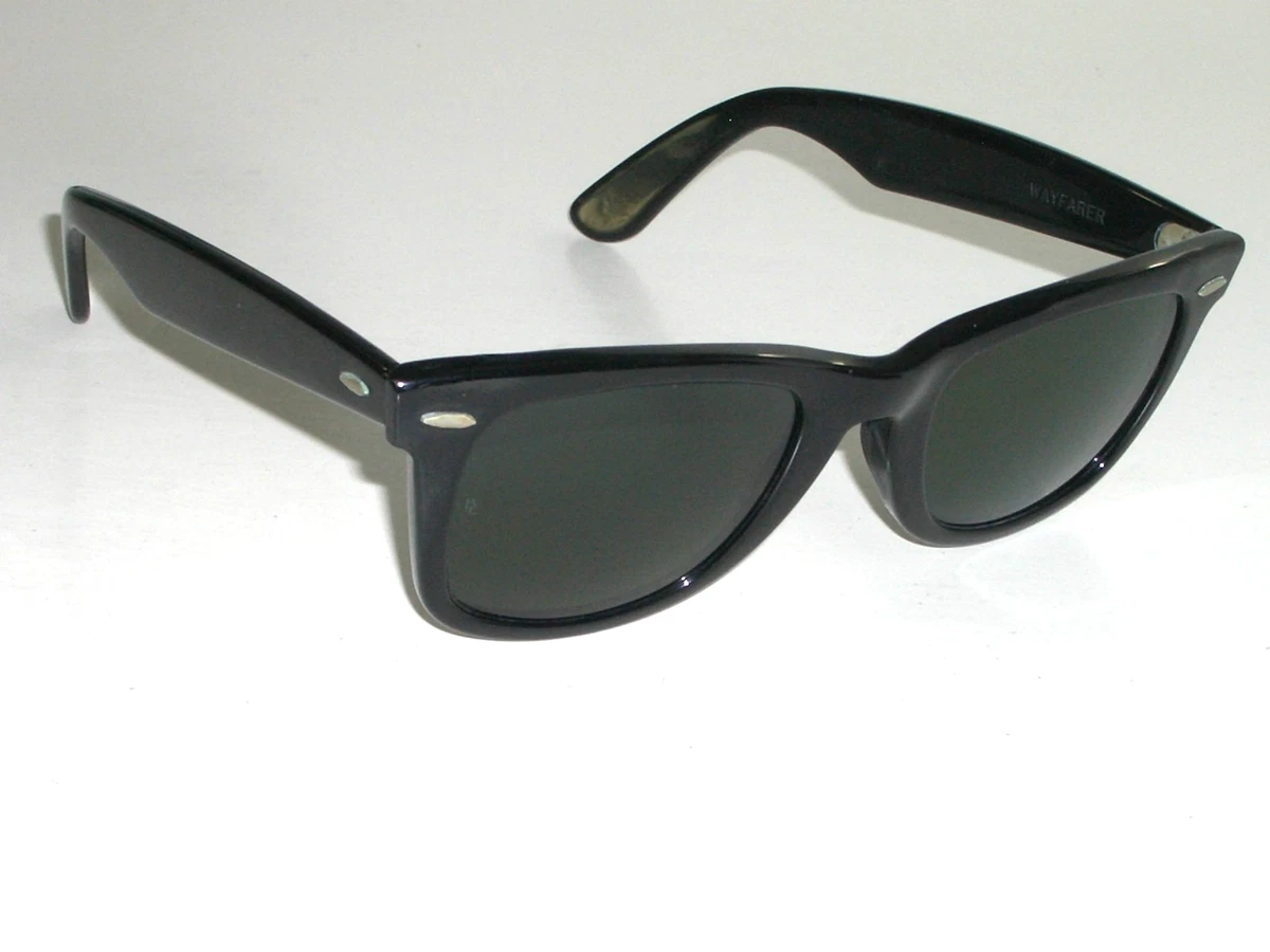 【美品希少】80sB&L RAY-BAN USA WAYFARER 5022 RAY-BAN B&L U.S.A WAYFARER SHINY BLACK G-15 GLASS 5022 VINTAGE 80s