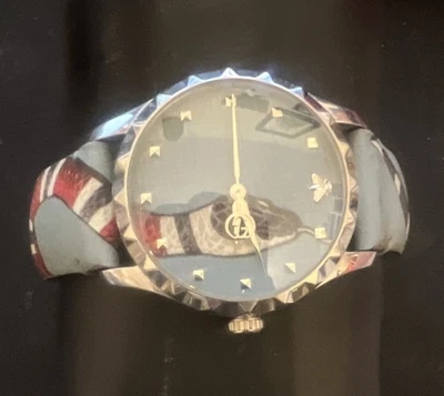 Gucci G-TIMELE Watch 38mm Blue Dial Quartz Unisex New Pre-Owned - Image 1 of 4