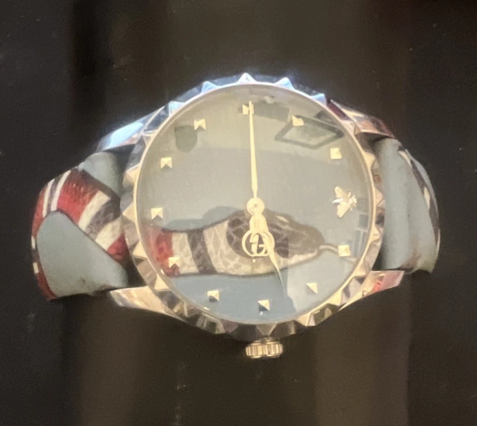 Gucci G-TIMELE Watch 38mm Blue Dial Quartz Unisex New Pre-Owned - Image 1 of 4