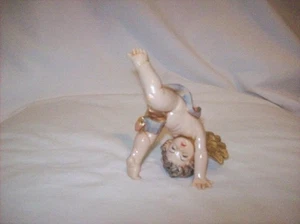 Vintage 1988 Fontanini Tumbling Cherub Angel 576 Italy 4” - Bild 1 von 7