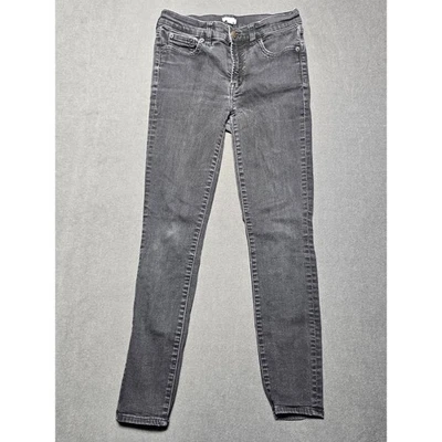 J.Crew Stretch Black Wash Denim Skinny Jeans Size 27 Women's Casual Everyday - Image 1 of 4