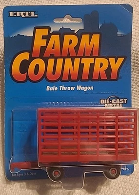 ERTL 1/64 Farm Machines Bale Throw Wagon #4427 - Nuevo Foto 1 de 3