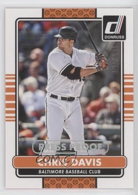 2015 Panini Donruss Press Proof Silver /199 Chris Davis #55 - Image 1 of 2