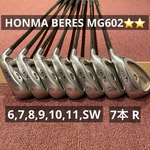 Honma Beres MG602 Eisen 7 Stück 611SW R Original - Bild 1 von 12