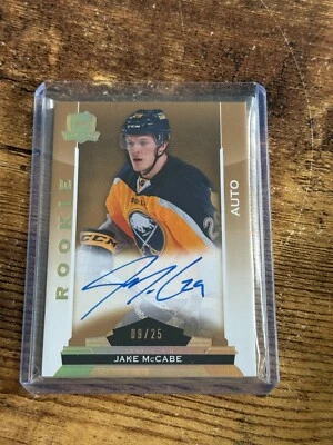 2014-15 The Cup #106 Jake McCabe #/25 Gold Spectrum Rookie Auto - Image 1 of 2