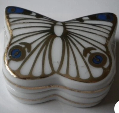 BNIB UNOPENED !!!  Vintage Del Prado EP.59 Trinket Pill Box. Butterfly - Image 1 of 2